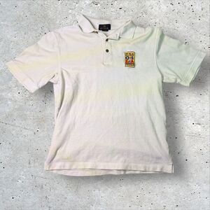 NBA All-Star 2004 Polo Shirt White Antigua Size M Los Angeles Vintage Basketball